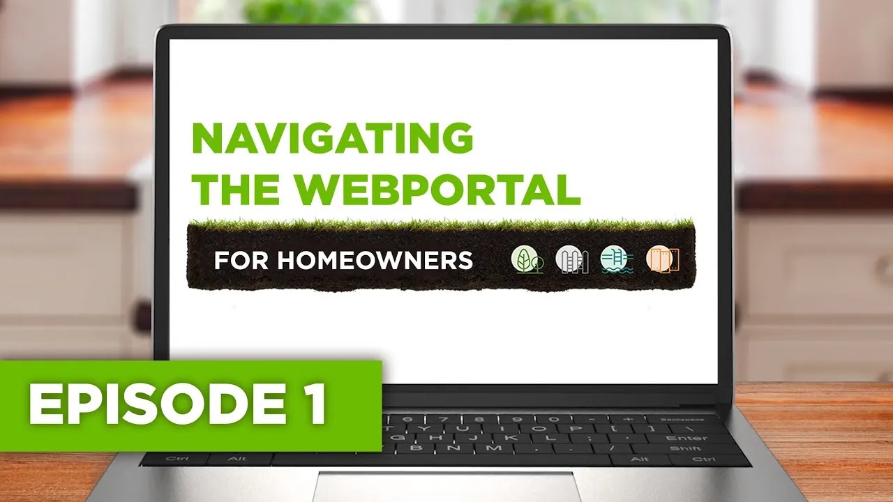 Navigation dans le portail web